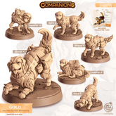 Gold The Golden Retriever 3D-printed model